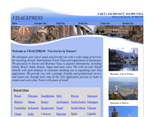 Tablet Screenshot of passportvisatoronto.com